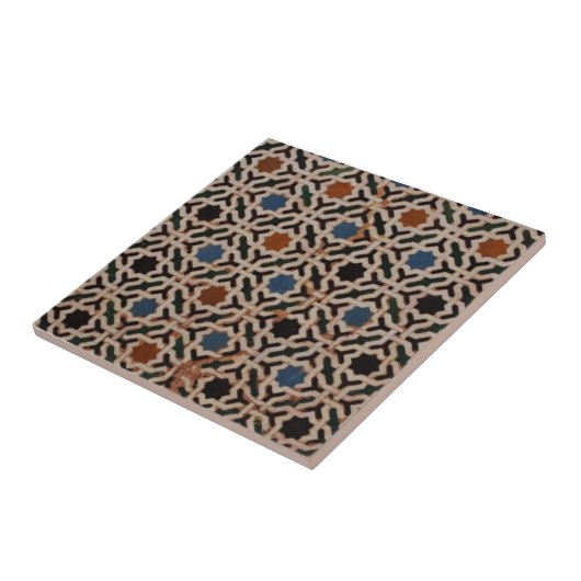 Spaans Moorish Pattern Tile Tegeltje (Zijkant)