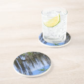 Spaans mos in de bergen van de Blauwe Ridge Zandsteen Onderzetter (Zijkant)