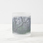 Spaans mos op eikenbomen Bevroren Beker Matglas Koffiemok (Center)