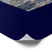 Spaans mosterangpaard en doorsnee Surf Poster (Hoek)