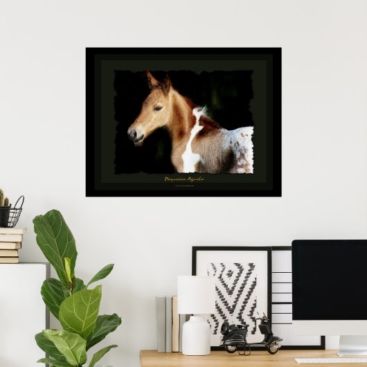 Spaans Mustang Foal Art Print (Thuiskantoor)