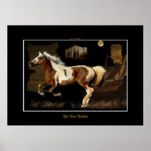 Spaans Mustang New Worlde Horse-lover Print