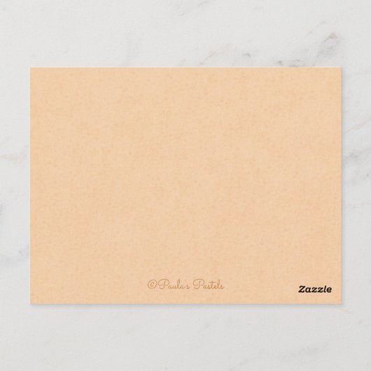 Spaans niet langer 2-1 vlees ~ Trouwtaart Schrift Briefkaart (Achterkant)