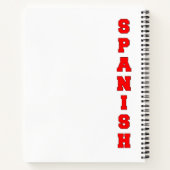 Spaans Notitieboek (Achterkant)