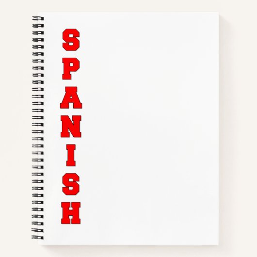 Spaans Notitieboek (Voorkant)