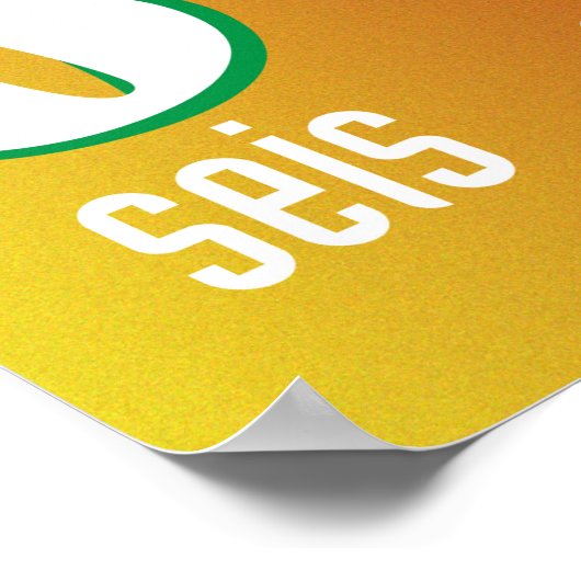 Spaans nummer 1-10 Banner Poster (Hoek)