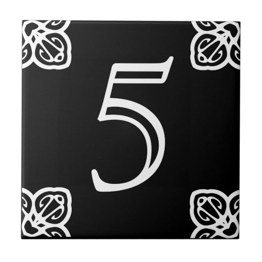 Spaans nummer tegeltje (Voorkant)