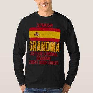 Spaans Oma Spanje Vlag voor Moeder S DA T-shirt