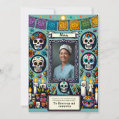 Spaans Onze-Lieve-Vrouw van Guadalupe Gebed schede Kaart (Voorkant)