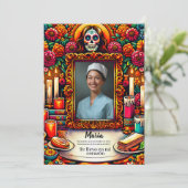 Spaans Onze-Lieve-Vrouw van Guadalupe Gebed schede Kaart (Staand voorkant)