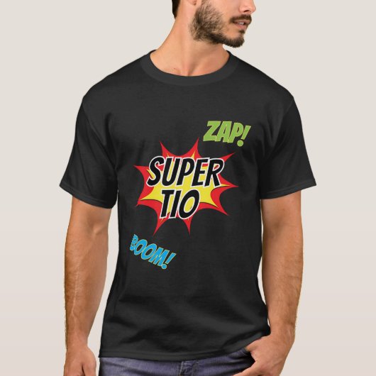 Spaans Oom Gift Regalo Para Tio El Super Tio T-shirt (Voorkant)