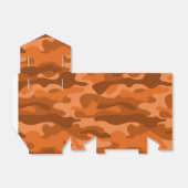 Spaans Oranje monocolor Camo Bedankdoosjes (Uitgevouwen)