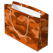 Spaans Oranje monocolor Camo Groot Cadeauzakje (Achterkant Gekanteld)