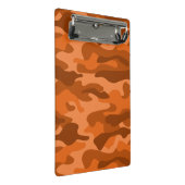 Spaans Oranje monocolor Camo Mini Klembord (Schuin)