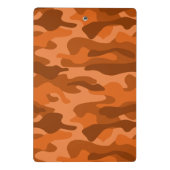 Spaans Oranje monocolor Camo Mini Klembord (Achterkant)