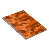Spaans Oranje monocolor Camo Notitieboek (Rechterzijde)
