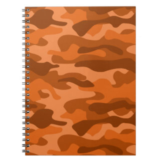 Spaans Oranje monocolor Camo Notitieboek