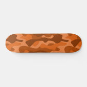 Spaans Oranje monocolor Camo Persoonlijk Skateboard (Horizontaal)