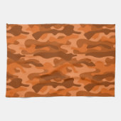 Spaans Oranje monocolor Camo Theedoek (Horizontaal)