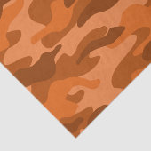 Spaans Oranje monocolor Camo Tissuepapier (Detail)