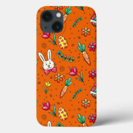 Spaans Oranje paaspatroon telefoongeval Case-Mate iPhone Case