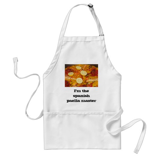 Spaans paella meester apron standaard schort (Voorkant)