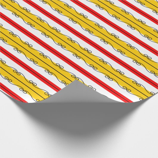 Spaans pakpapier met stripe (Hoek)