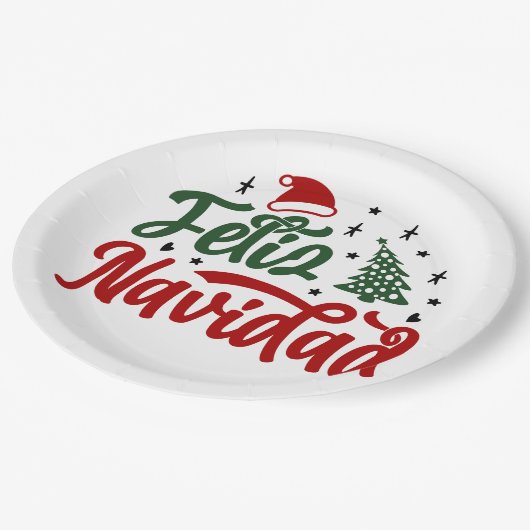 Spaans papier Borden Papieren Bordje (Gekanteld)