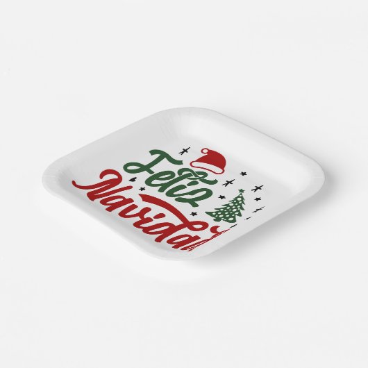 Spaans papier Borden Papieren Bordje (Gebogen)