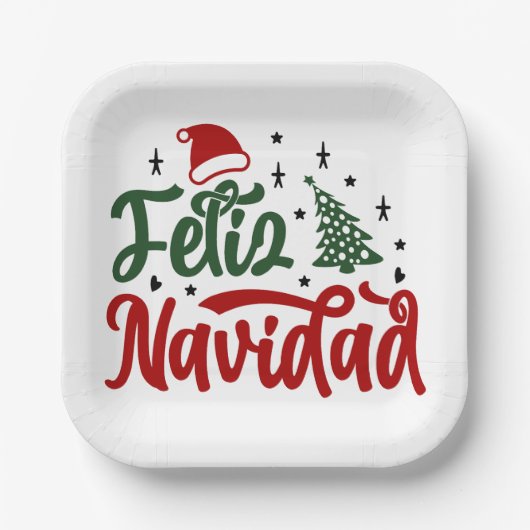 Spaans papier Borden Papieren Bordje (Voorkant)