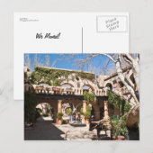 Spaans Patio Aankondigingskaart (Voorkant / Achterkant)