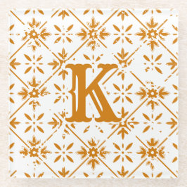 Spaans Patroon Noodlijdende Tegel | Glazen Onderzetter