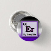 Spaans - Periodieke Tafel Persoonlijke geslachtssp Ronde Button 3,2 Cm (Voorkant /achterkant)