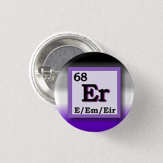 Spaans - Periodieke Tafel Persoonlijke geslachtssp Ronde Button 3,2 Cm (Voorkant /achterkant)