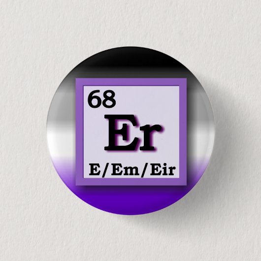 Spaans - Periodieke Tafel Persoonlijke geslachtssp Ronde Button 3,2 Cm (Voorkant)