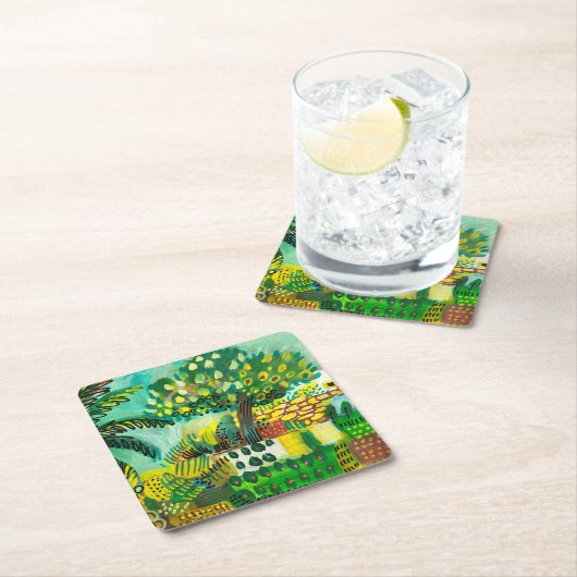 Spaans platteland kartonnen onderzetters (Insitu)