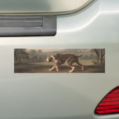 Spaans Pointer Dog (van George Stubbs) Bumpersticker (Op auto)