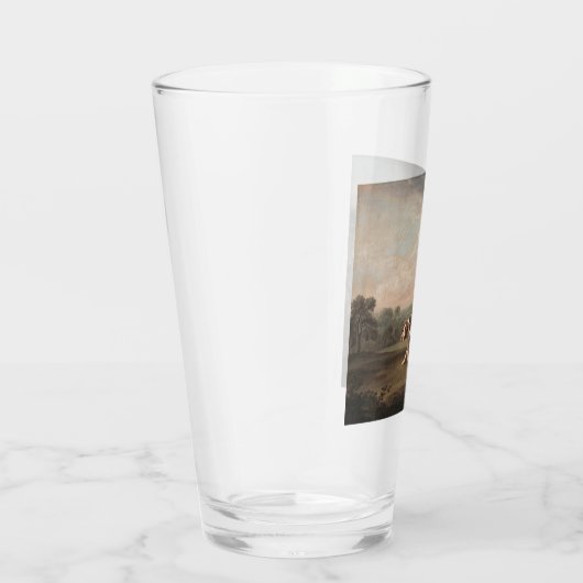 Spaans Pointer Dog (van George Stubbs) Glas (Rechts)