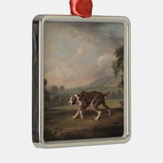 Spaans Pointer Dog (van George Stubbs) Metalen Ornament (Rechts)