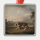 Spaans Pointer Dog (van George Stubbs) Metalen Ornament (Voorkant)