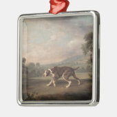 Spaans Pointer Dog (van George Stubbs) Metalen Ornament (Links)