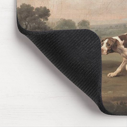 Spaans Pointer Dog (van George Stubbs) Muismat (Hoek)