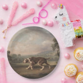 Spaans Pointer Dog (van George Stubbs) Papieren Bordje (Feest)