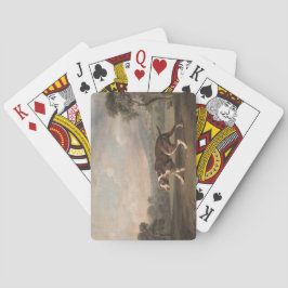 Spaans Pointer Dog (van George Stubbs) Pokerkaarten