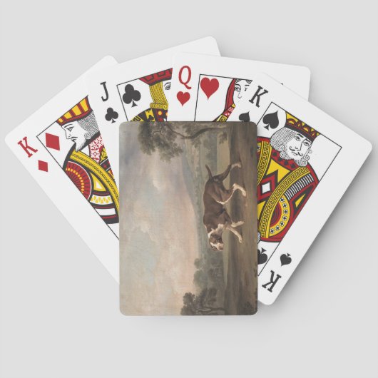 Spaans Pointer Dog (van George Stubbs) Pokerkaarten (Achterkant)