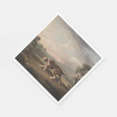 Spaans Pointer Dog (van George Stubbs) Servet (Hoek)