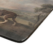 Spaans Pointer Dog (van George Stubbs) Snijplank (Hoek)