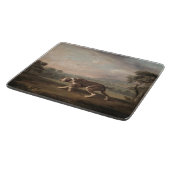 Spaans Pointer Dog (van George Stubbs) Snijplank (Hoek)