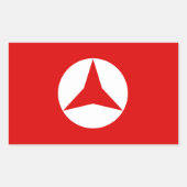 Spaans Populair Front Flag Sticker (Voorkant)