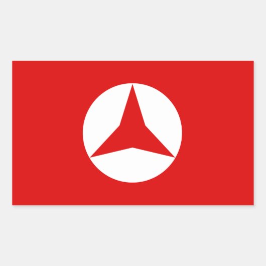 Spaans Populair Front Flag Sticker (Voorkant)